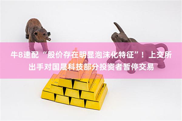 牛8速配 “股价存在明显泡沫化特征”！上交所出手对国晟科技部分投资者暂停交易